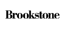 Black Brookstone logotype.