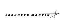 Black Lockheed Martin logotype with star icon to the right.