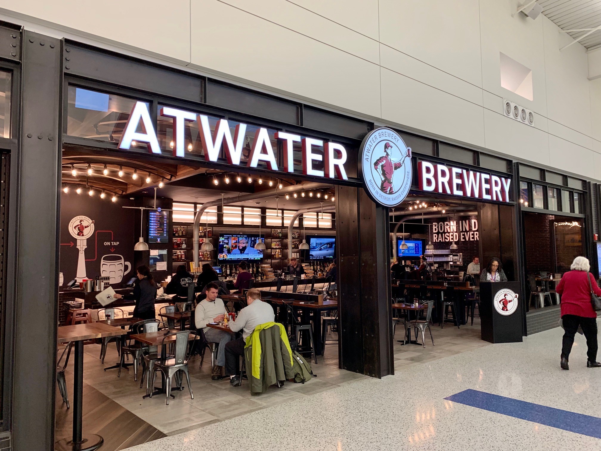 Atwater brewery airport restaurant.