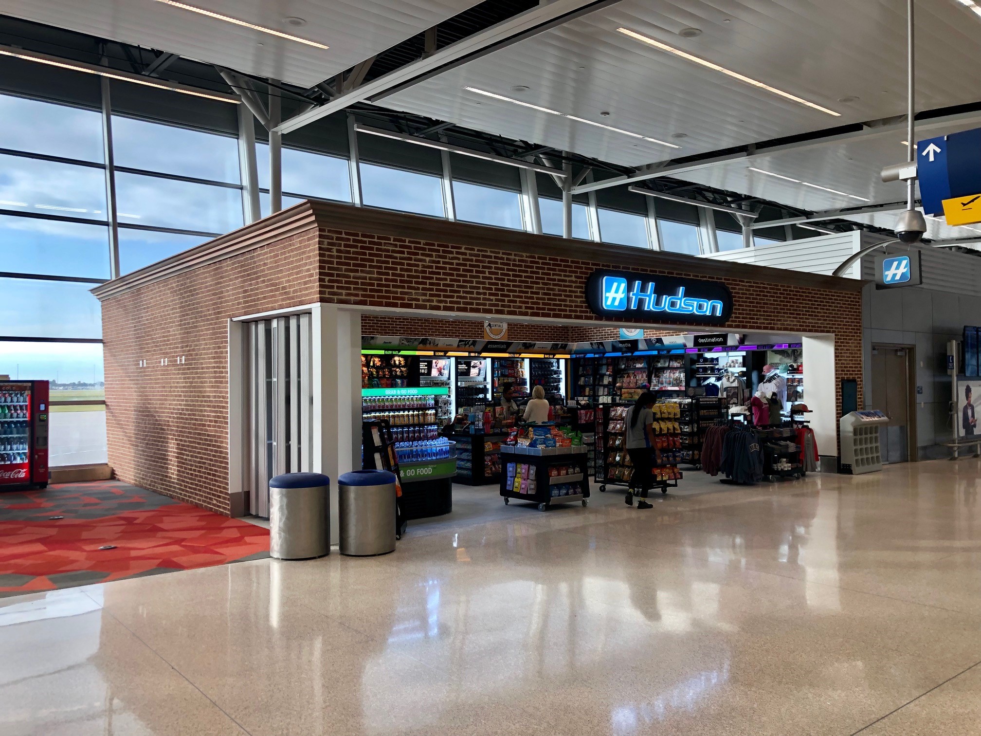 Hudson airport terminal retail storefront